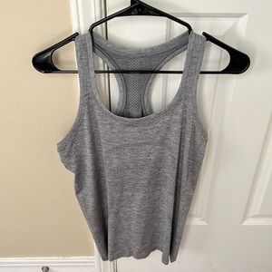 Lululemon Grey Swiftly Razor Back Tank